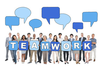 Poster - Business People and Teamwork Concepts