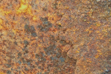 rust on metal surface