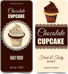 Wall Mural - Chocolate cupcake