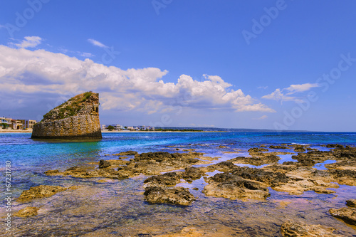 Costa del Salento: Torre Pali (Lecce).- ITALIA (Puglia) - Poster