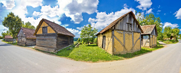 Wall Mural - Rural village historic architecture in Croatia