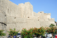The City Walls Of Old Town At Dubrovnik