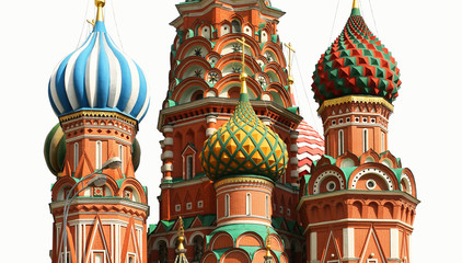 Wall Mural - Russia, Moscow, St. Basil's Cathedral on red square