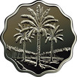 Vector Iraqi coin