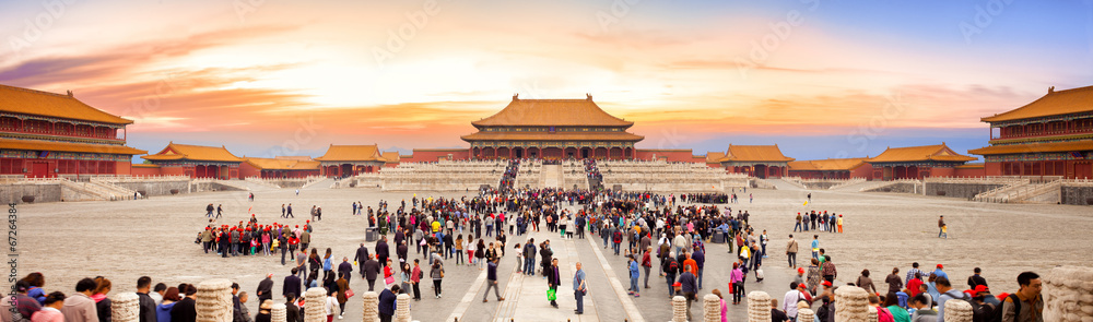 Forbidden City in Beijing - obrazy, fototapety, plakaty 