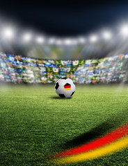 Canvas Print - Deutscher Fußball im Stadion