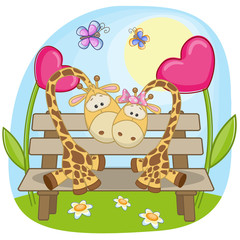 Lovers Giraffe