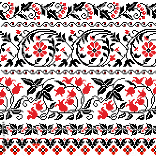 Naklejka ścienna Ukrainian ornament