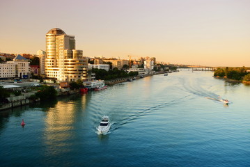 Embankment of Rostov-on-Don. Russia.