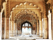 Architectural of Lal Qila - Red Fort in Delhi, India, Asia