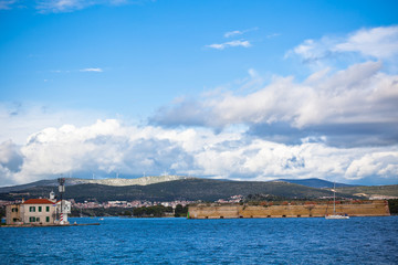 Sticker - Sibenik bay, Croatia view