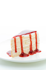 Poster - Strawberry Crepe cake