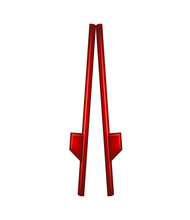 Wooden Stilts In Red Design
