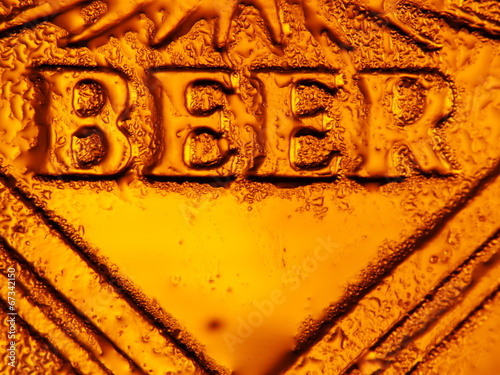 Naklejka na szybę beer fresh cold