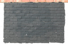 Grey Painted Brick Wall Background