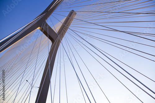 Naklejka dekoracyjna Modern bridge 