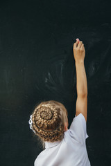 Wall Mural - student writing on the board