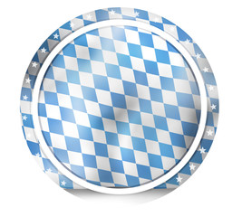 Wall Mural - Bavaria Flag Design