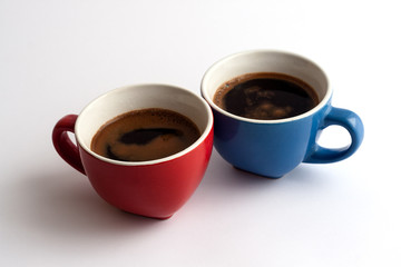 Two cups of coffe