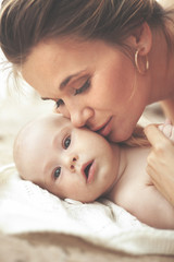 mother with baby