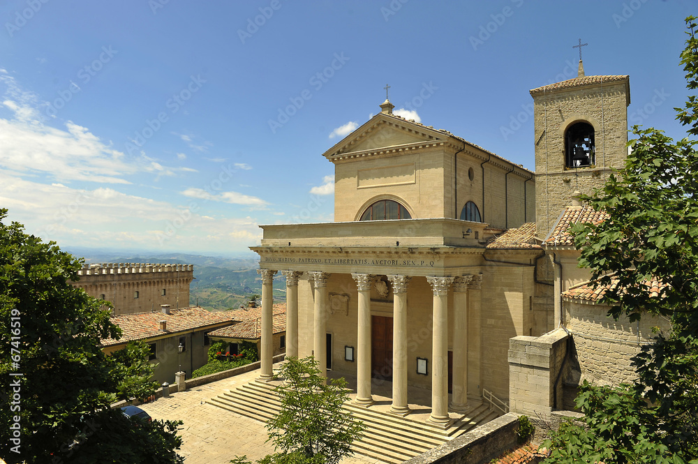 Obraz na płótnie Basilica di San Marino w salonie