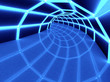 © PhotoStocker - 3D Tunnel, perspective view.