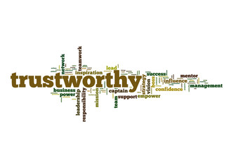 trustworthy word cloud