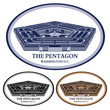 pentagon. detailed illustration vector