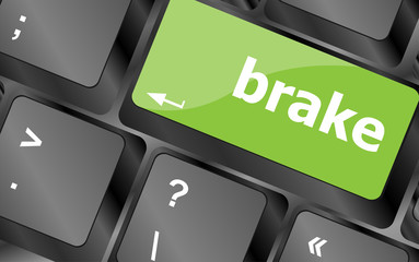 brake button on computer pc keyboard key