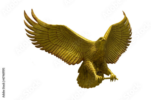 Golden Eagle Statue With Big Expanded Wings Buy This Stock