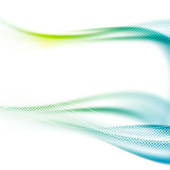 Wall Mural - Bright satin waves background template