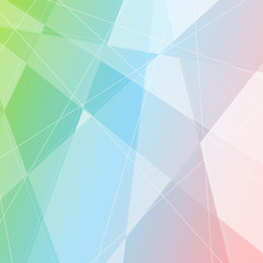 Wall Mural - Crystal structure gradient halftone background