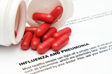 Sticker - Influenza and pneumonia