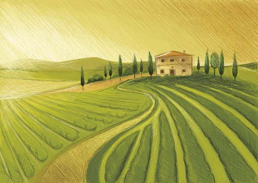 old italian farm
