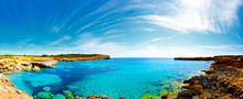 Panorama Of The Bay With Rocky Shores, Mallorca, Spain