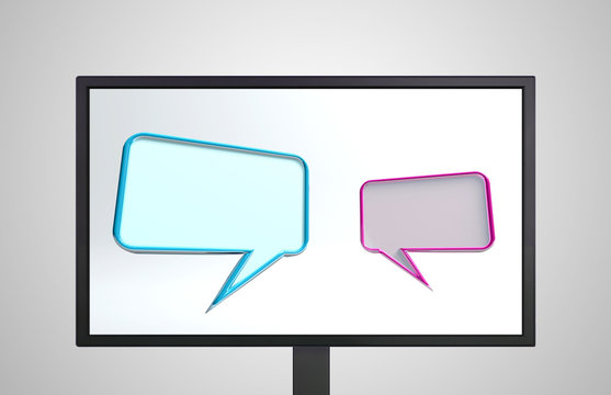 desktop Monitor display conversation