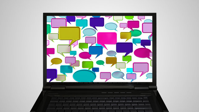 laptop Monitor display conversation color