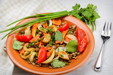 lentils salad