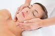 © WavebreakMediaMicro - Attractive young woman receiving facial massage at spa center