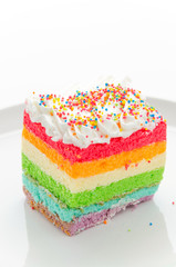 Wall Mural - Rainbow cake