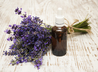 Lavender and massage oil