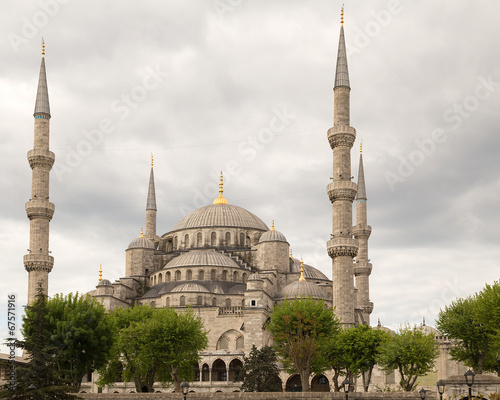 Naklejka dekoracyjna Blue Mosque (Sultanahmet Camii) in Istanbul, Turkey