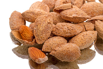 Wall Mural - Almond salted nuts