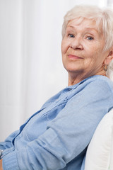 Wall Mural - Elderly, happy woman