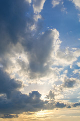 Canvas Print - Cloud on Sky