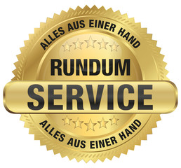 Wall Mural - RUNDUM Servvice - Alles aus einer Hand!