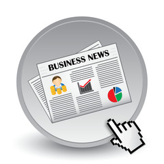 Wall Mural - BUSINESS NEWS NEWSPAPER ICON