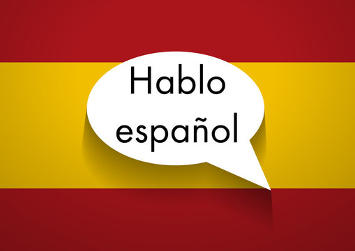 Vector Sign Speaking Spanish