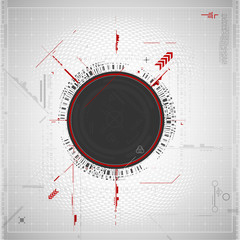 Poster - Technology abstract background. Vector.