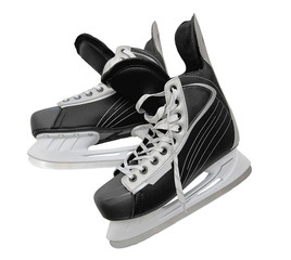 a pair of skates for hockey isolated